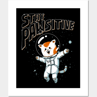 Stay Pawsitive Posters and Art